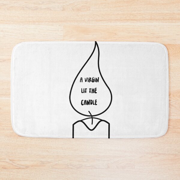 Item preview, A Virgin Lit The Candle designed and sold by nerdlkr.