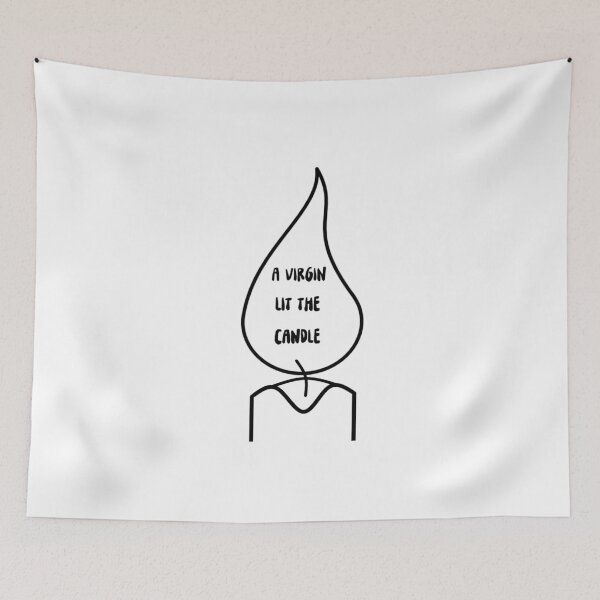 Item preview, A Virgin Lit The Candle designed and sold by nerdlkr.