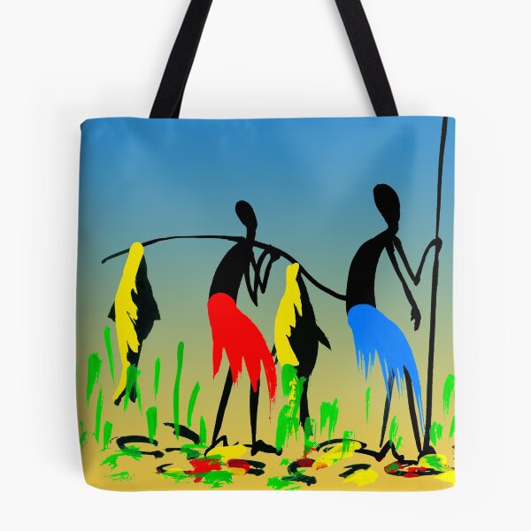 Item preview, Two colorful successful African hunters  designed and sold by Squirrox.