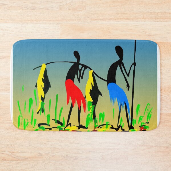Item preview, Two colorful successful African hunters  designed and sold by Squirrox.