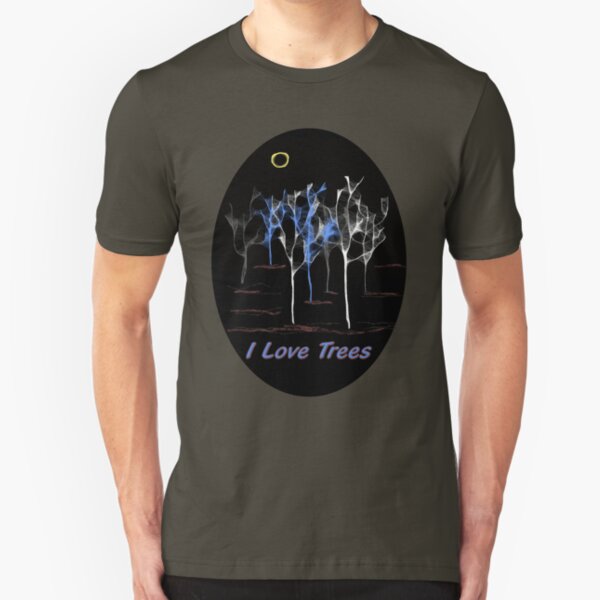 I love Trees - T-shirt Slim Fit T-Shirt
