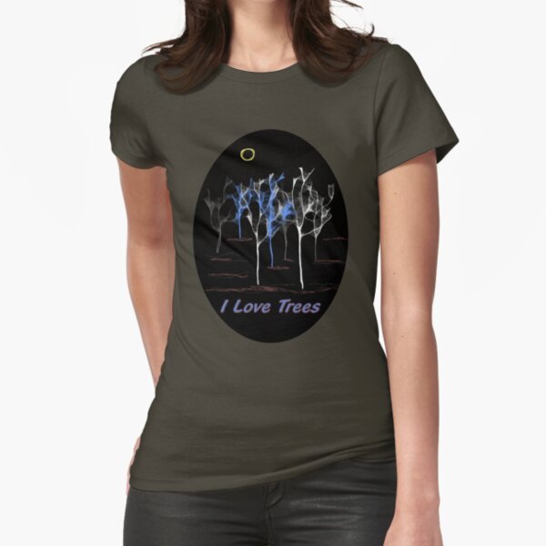 I love Trees - T-shirt Fitted T-Shirt