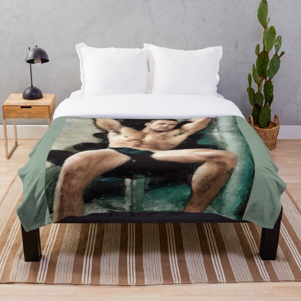 You're A Natural, Digital Painting Throw Blanket