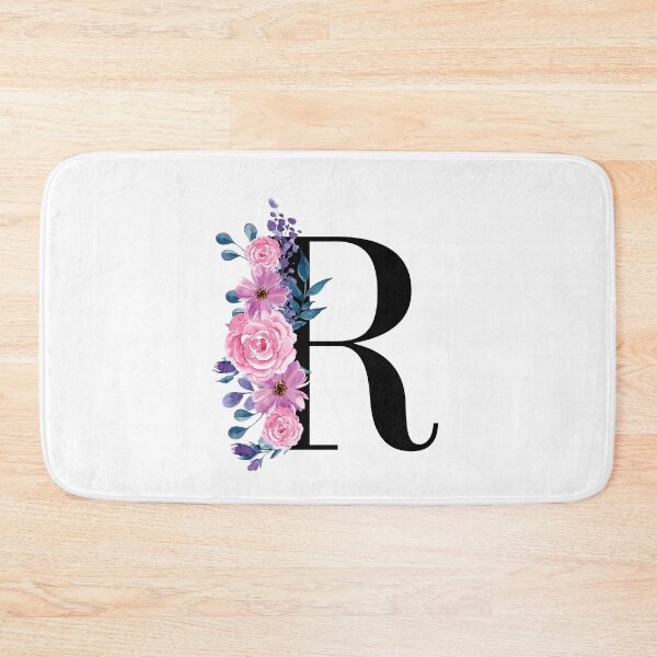 Item preview, Pink & Purple Floral Letter R designed and sold by BuffyDesign.