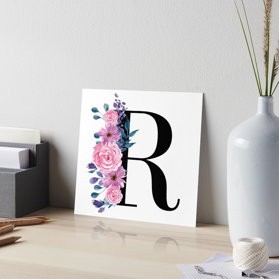 Floral Letter Box (R)
