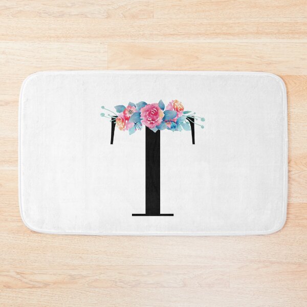 Item preview, Pink Floral Letter T designed and sold by BuffyDesign.