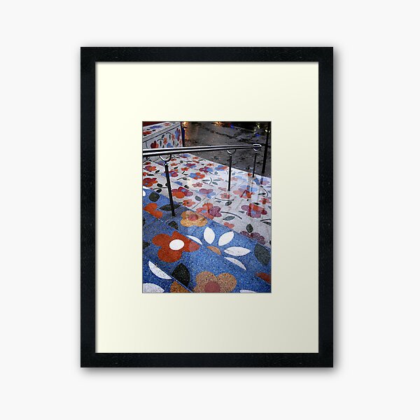 Flowers for a rainy day Framed Art Print