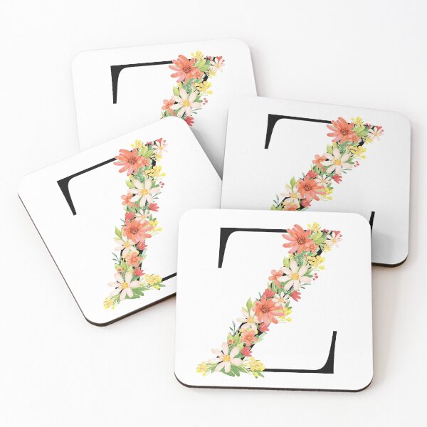 Item preview, Multicolor Floral Letter Z designed and sold by BuffyDesign.