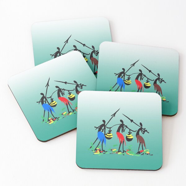 Item preview, Three colorful successful African hunters.  designed and sold by Squirrox.