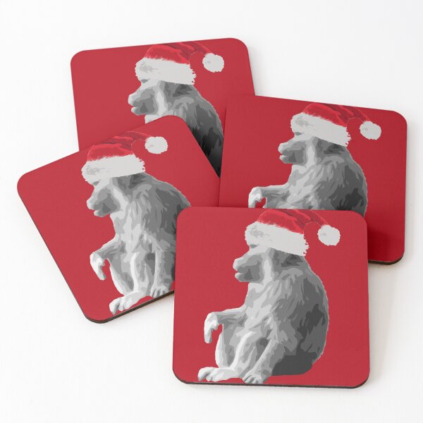Item preview, Monkey Santa Red designed and sold by sarahrinouye.