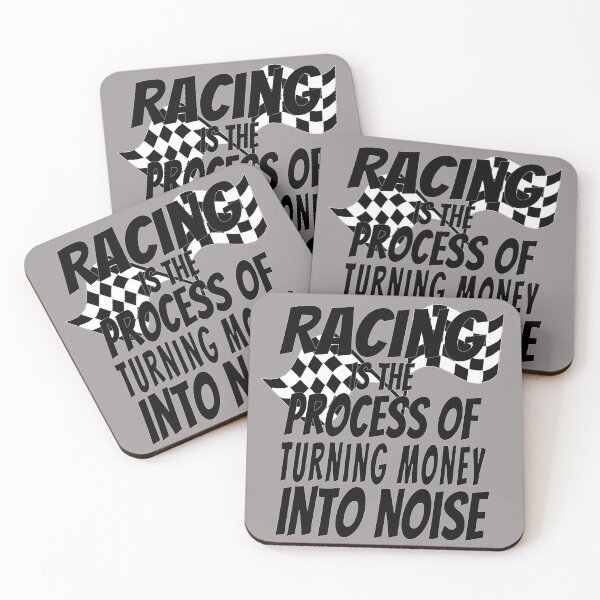Item preview, Checkered Flag Racing Turning Money to Noise Funny Track Car Gift Apparel for Boys & Girls designed and sold by GabiBlaze.