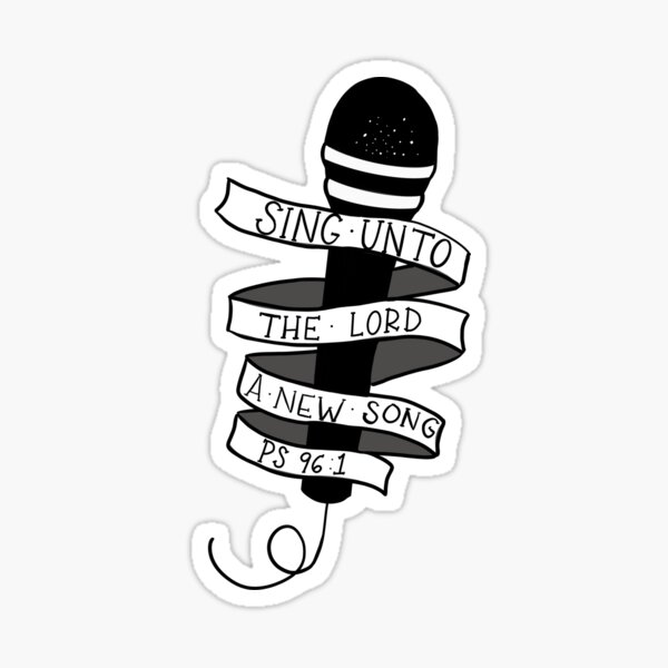 Item preview, Sing unto the Lord a new song  designed and sold by Createartforfun.