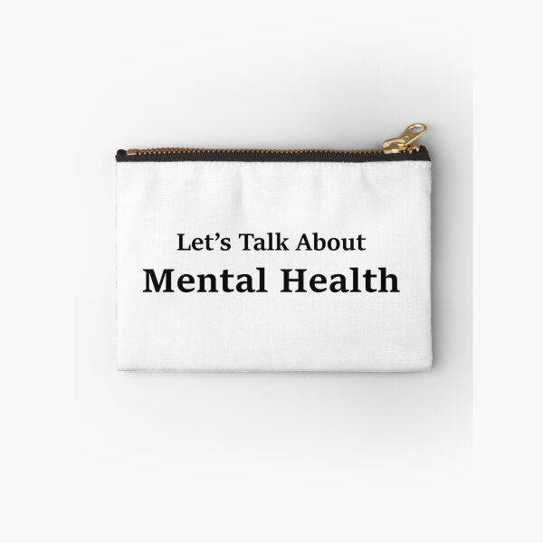 Item preview, Let's Talk About Mental Health (Black Font) designed and sold by Emmyteddy.