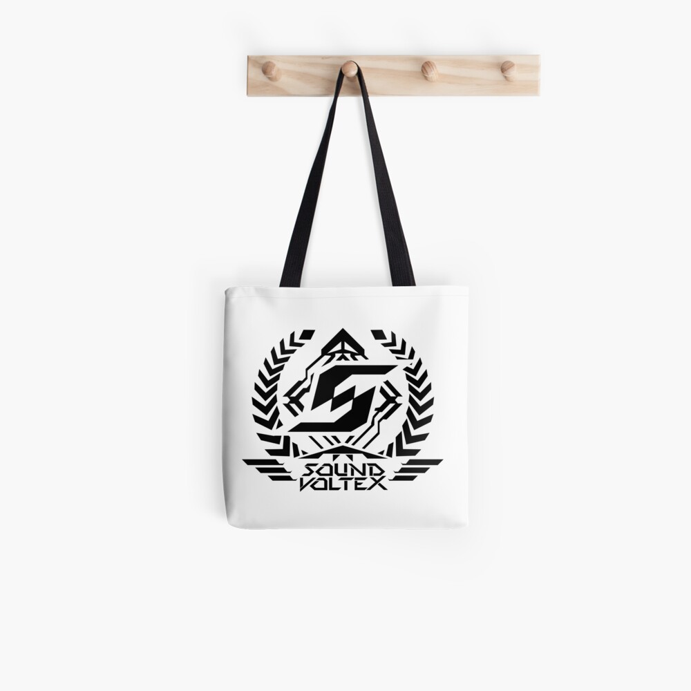 Sound Voltex Logo Black Tote Bag By Hazrd Redbubble