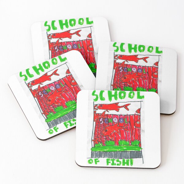 Item preview, School of Fish designed and sold by Fuzzybutt Studios.
