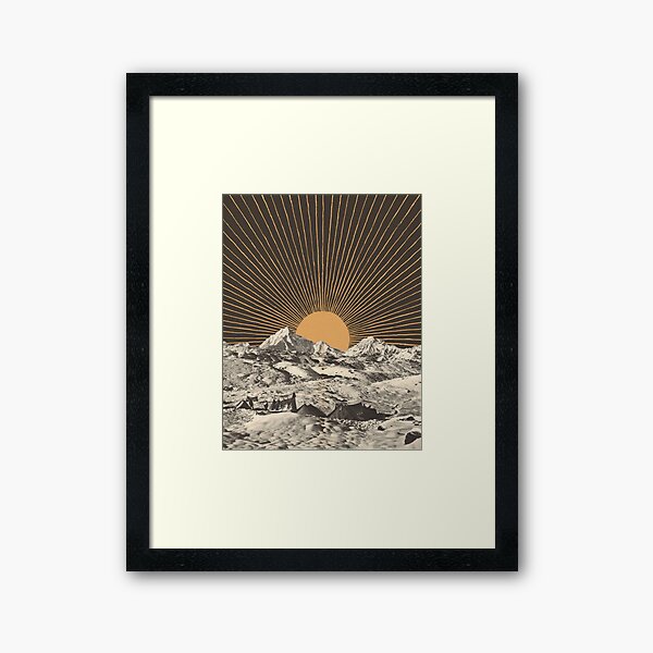 Mountainscape 6 Framed Art Print