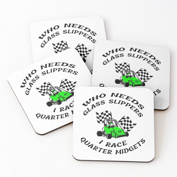 Item preview, Who Needs Glass Slippers Arched Green Quarter Midget Racing Apparel Gift Ideas for Men & Women designed and sold by GabiBlaze.