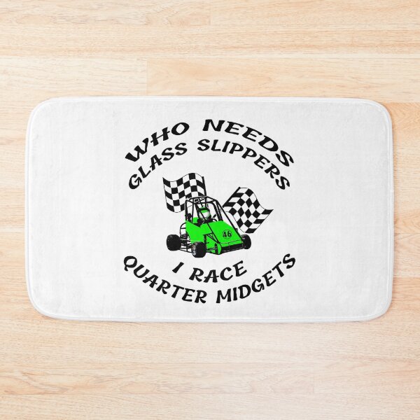 Item preview, Who Needs Glass Slippers Arched Green Quarter Midget Racing Apparel Gift Ideas for Men & Women designed and sold by GabiBlaze.