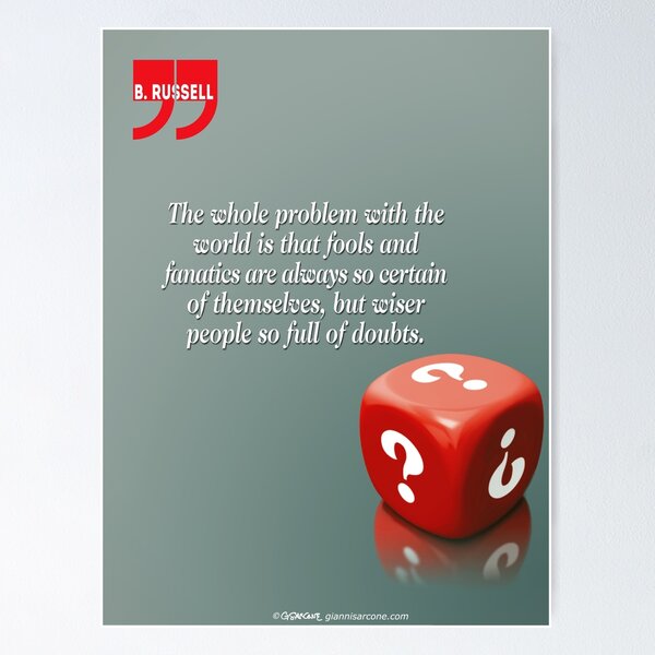 Item preview, Doubt With Intelligence (Quotation) designed and sold by Gianni A. Sarcone.