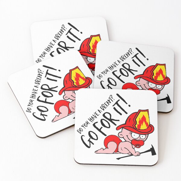 Item preview, Go for it; Fireman; designed and sold by StickerApe.