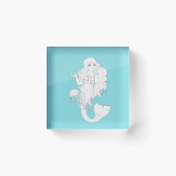 Item preview, Mermaid girl and Sea Jelly designed and sold by ERNorman.