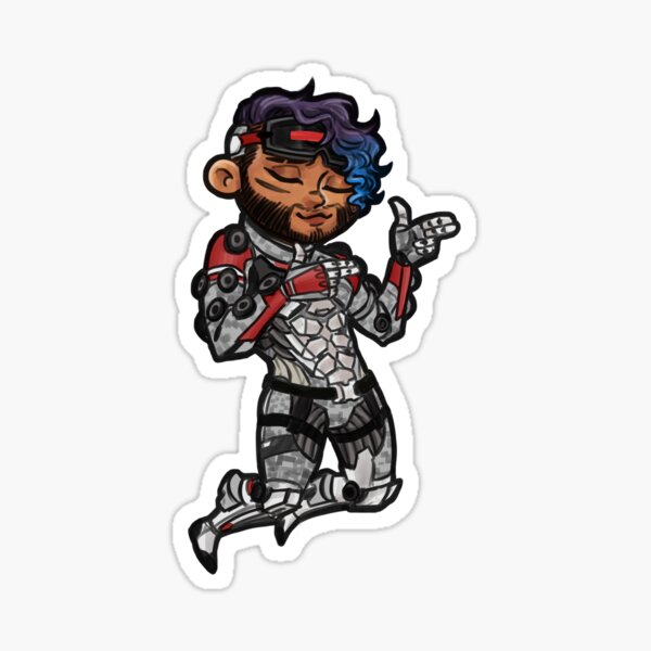 Ghost Machine Mirage Sticker By Rhonnnnie Redbubble