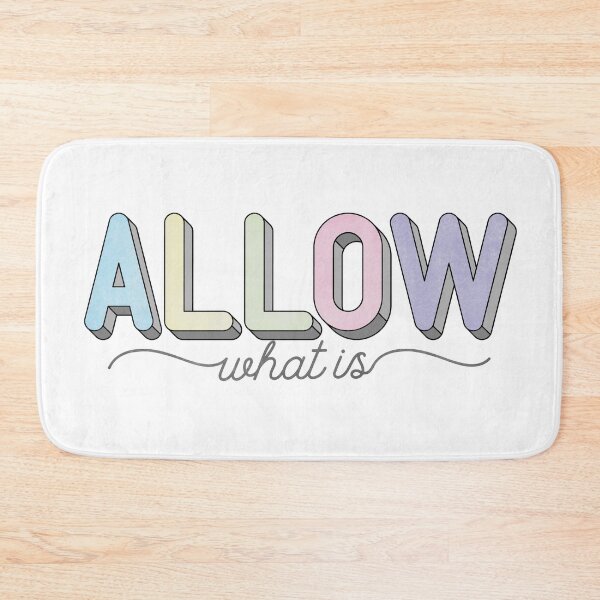 Item preview, Allow What Is | Yoga & Meditation Calming Quote designed and sold by TheHappySloths.