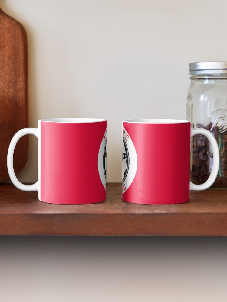 Alternate view of Furious Driving logo - White racing number circle background Mug