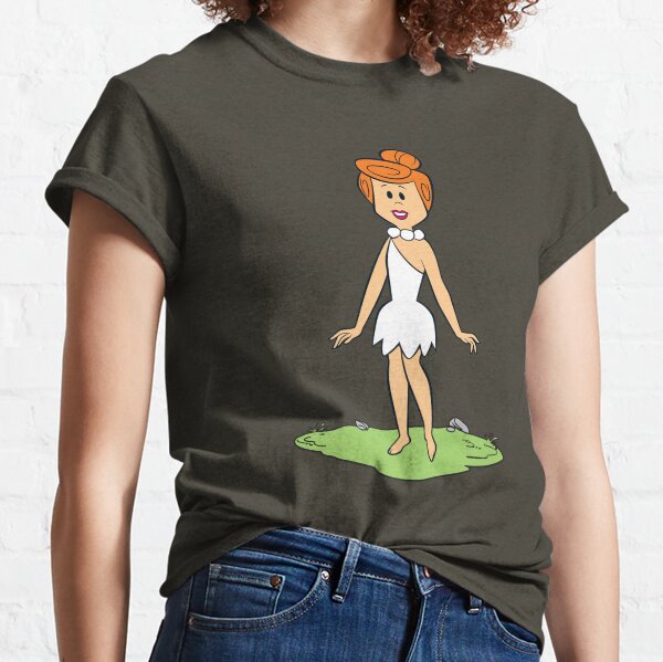 Wilma Flintstone Womens T Shirts And Tops Redbubble 0673