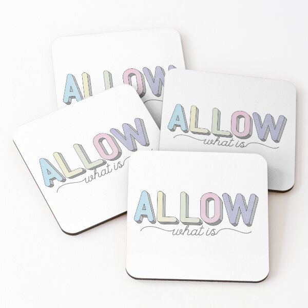 Item preview, Allow What Is | Yoga & Meditation Calming Quote designed and sold by TheHappySloths.