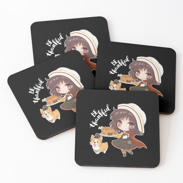 Item preview, Be Thankful Thanksgiving Turkey Chibi With Dog designed and sold by Pubi.