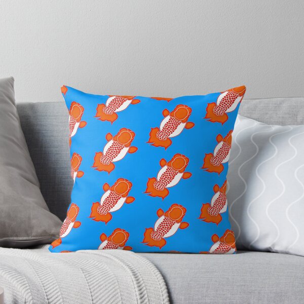 Item preview, Ranchu red and white Goldfish Top View designed and sold by Nosnah.