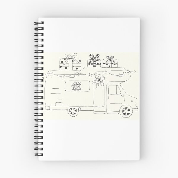 Artikelvorschau, Weihnachts-Wohnmobil entworfen und verkauft von Leatextileart.