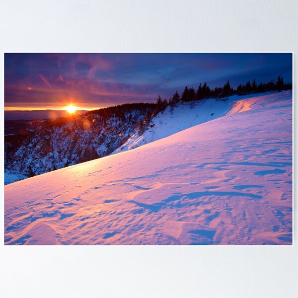 Item preview, Lever de soleil en hiver au-dessus du Lac Blanc designed and sold by Jean Isenmann.
