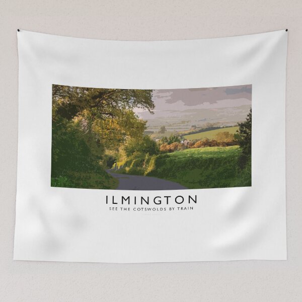 Item preview, Ilmington (Railway Poster) designed and sold by andrewroland.