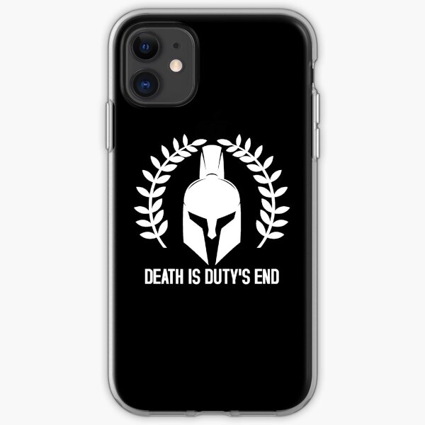 Death is duty's end - Warhammer 40K Imperium saying iPhone Soft Case