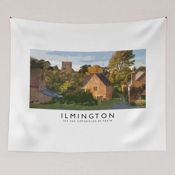 Aperçu de l'œuvre Ilmington (Railway Poster) créée et vendue par andrewroland.
