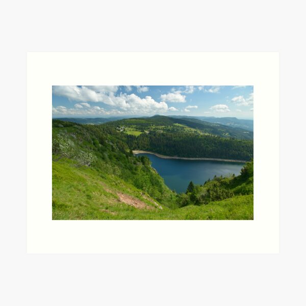 Lac Blanc au printemps Impression artistique