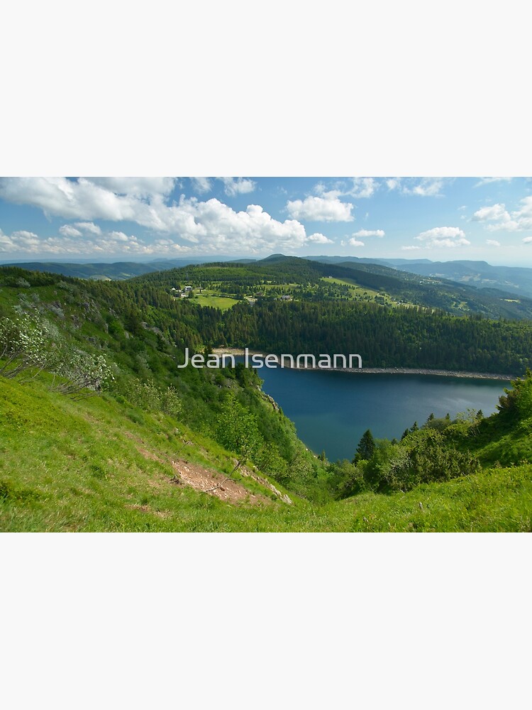 Aperçu 7 sur 7. Impression encadrée avec l'œuvre Lac Blanc au printemps créée et vendue par Isenmann.