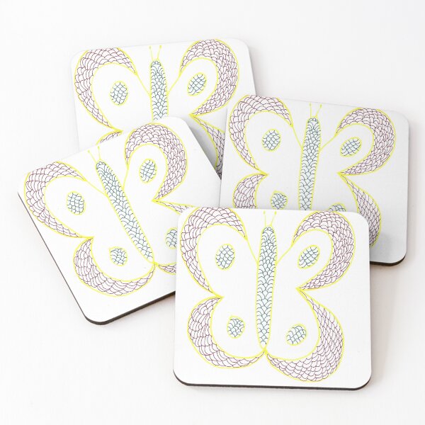 Item preview, Flutterby Edged in Sunshine designed and sold by KazM.