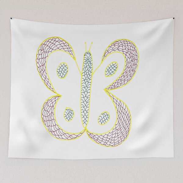 Item preview, Flutterby Edged in Sunshine designed and sold by KazM.