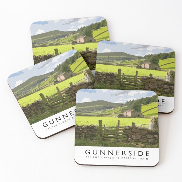 Item preview, Gunnerside (Railway Poster) designed and sold by andrewroland.