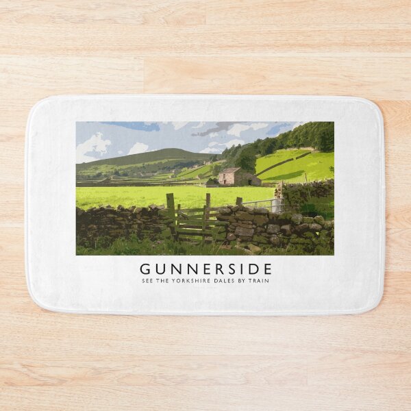 Item preview, Gunnerside (Railway Poster) designed and sold by andrewroland.
