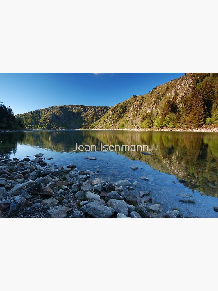 Aperçu 7 sur 7. Impression encadrée avec l'œuvre Le Lac Blanc créée et vendue par Isenmann.
