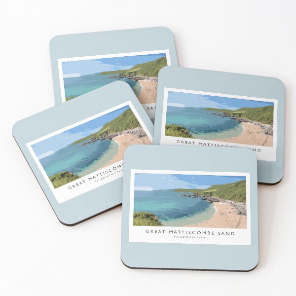 Item preview, Great Mattiscombe Sand (Railway Poster) designed and sold by andrewroland.