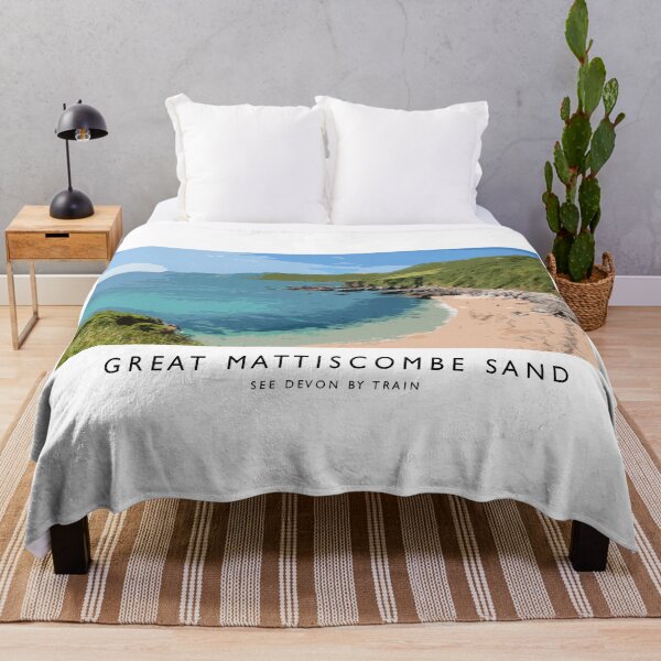 Item preview, Great Mattiscombe Sand (Railway Poster) designed and sold by andrewroland.
