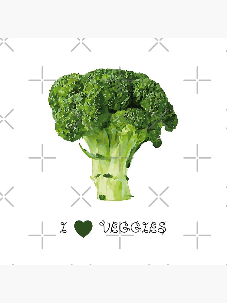 Broccoli - I love veggies by PrintablesP