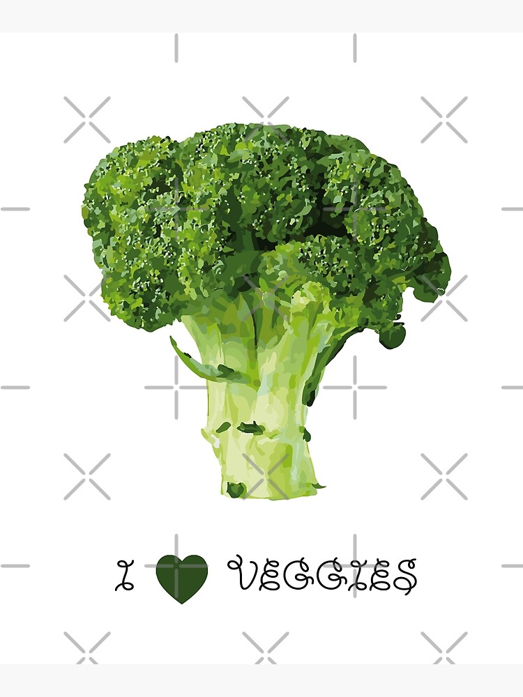 Broccoli - I love veggies by PrintablesP