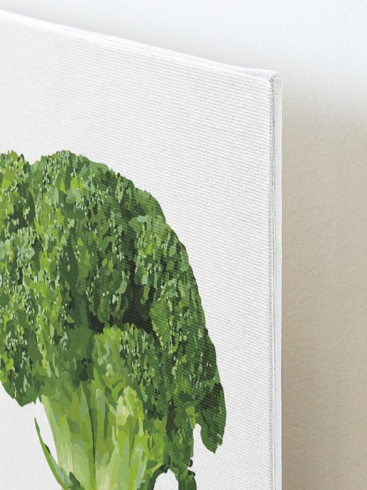 Alternate view of Broccoli - I love veggies Mounted Print