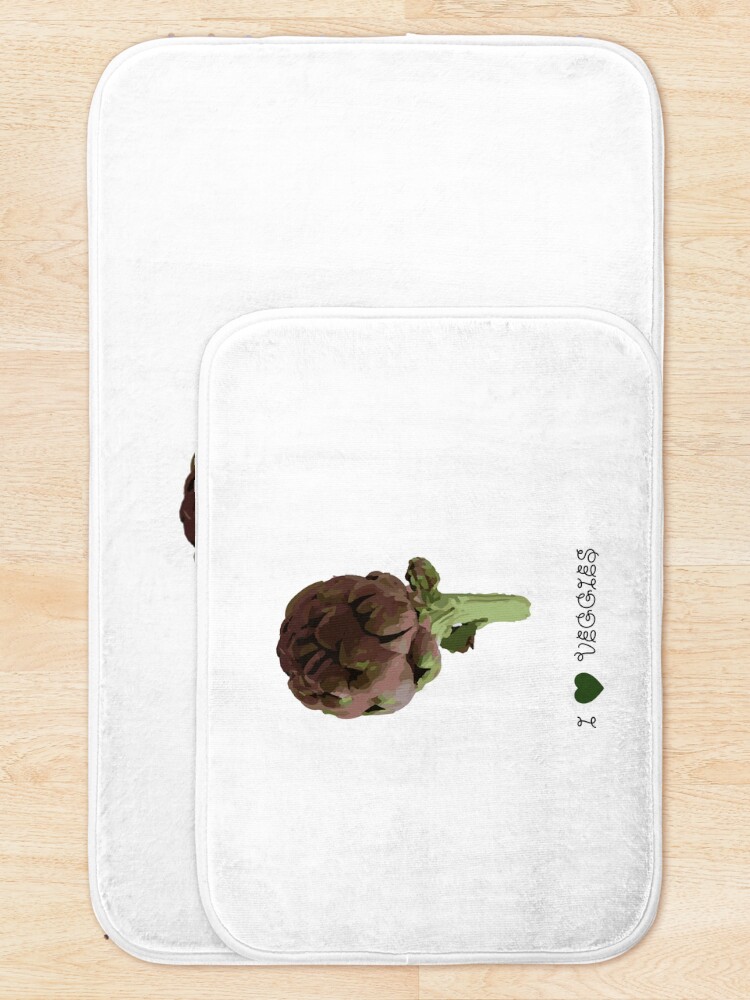Alternate view of Artichoke - I love veggies Bath Mat